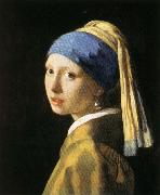 Jan Vermeer Head of a Young Woman oil painting artist